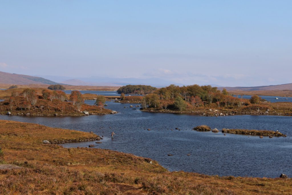 Im Rannoch Moor am Loch Bà