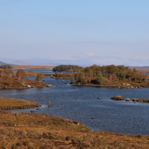 Im Rannoch Moor am Loch Bà