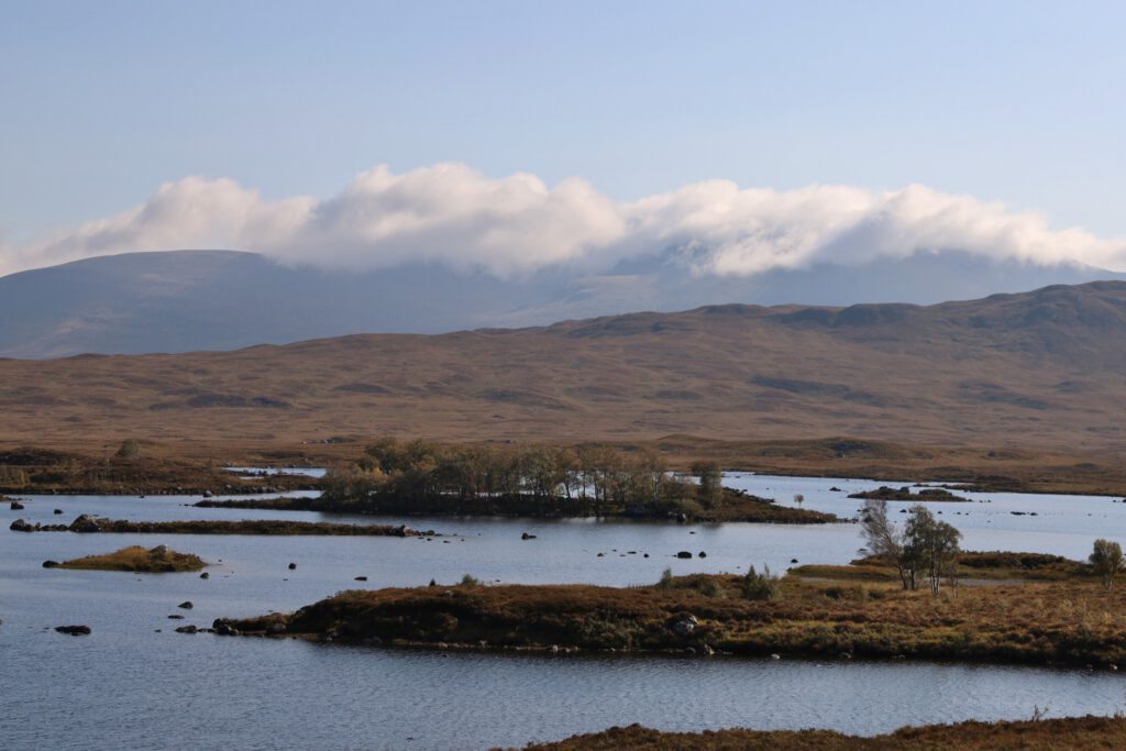 Im Rannoch Moor am Loch Bà