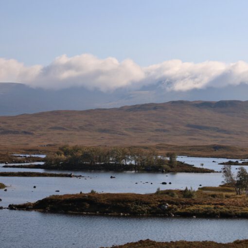 Im Rannoch Moor am Loch Bà