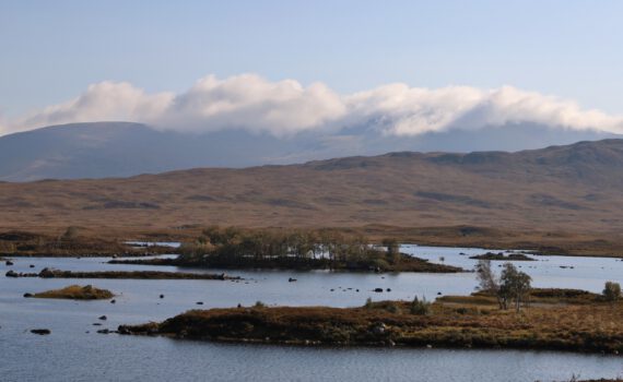 Im Rannoch Moor am Loch Bà