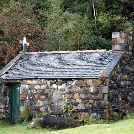 Bei der St. John's Church in Ballachulish