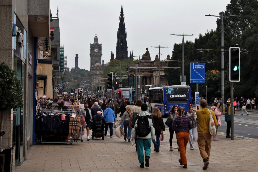 Sonntagnachmittag in der Princes Street