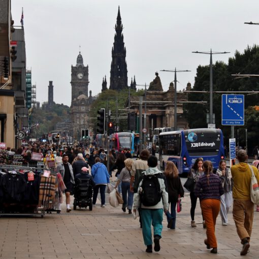 Sonntagnachmittag in der Princes Street