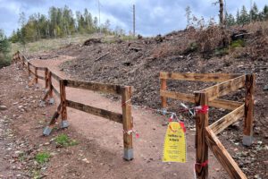 Ein weiterer Mountainbike-Trail wird gebaut